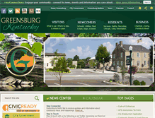 Tablet Screenshot of greensburgonline.com